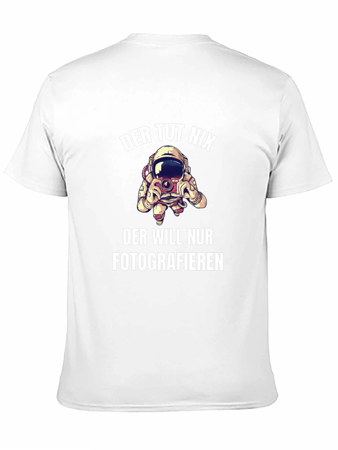 Astronaut Photographer Graphic Tee - Der Tut Nix Shirt
