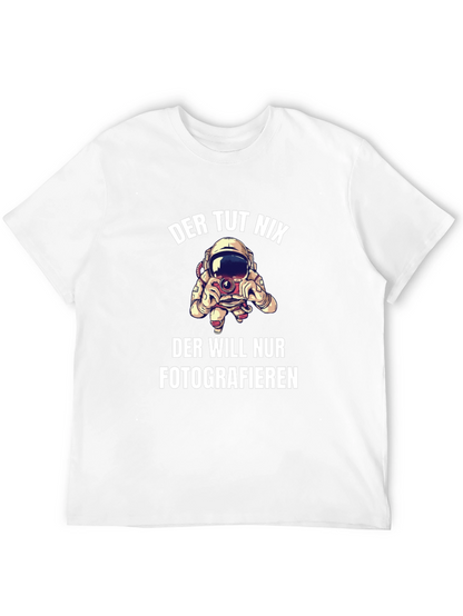 Astronaut Photographer Graphic Tee - Der Tut Nix Shirt