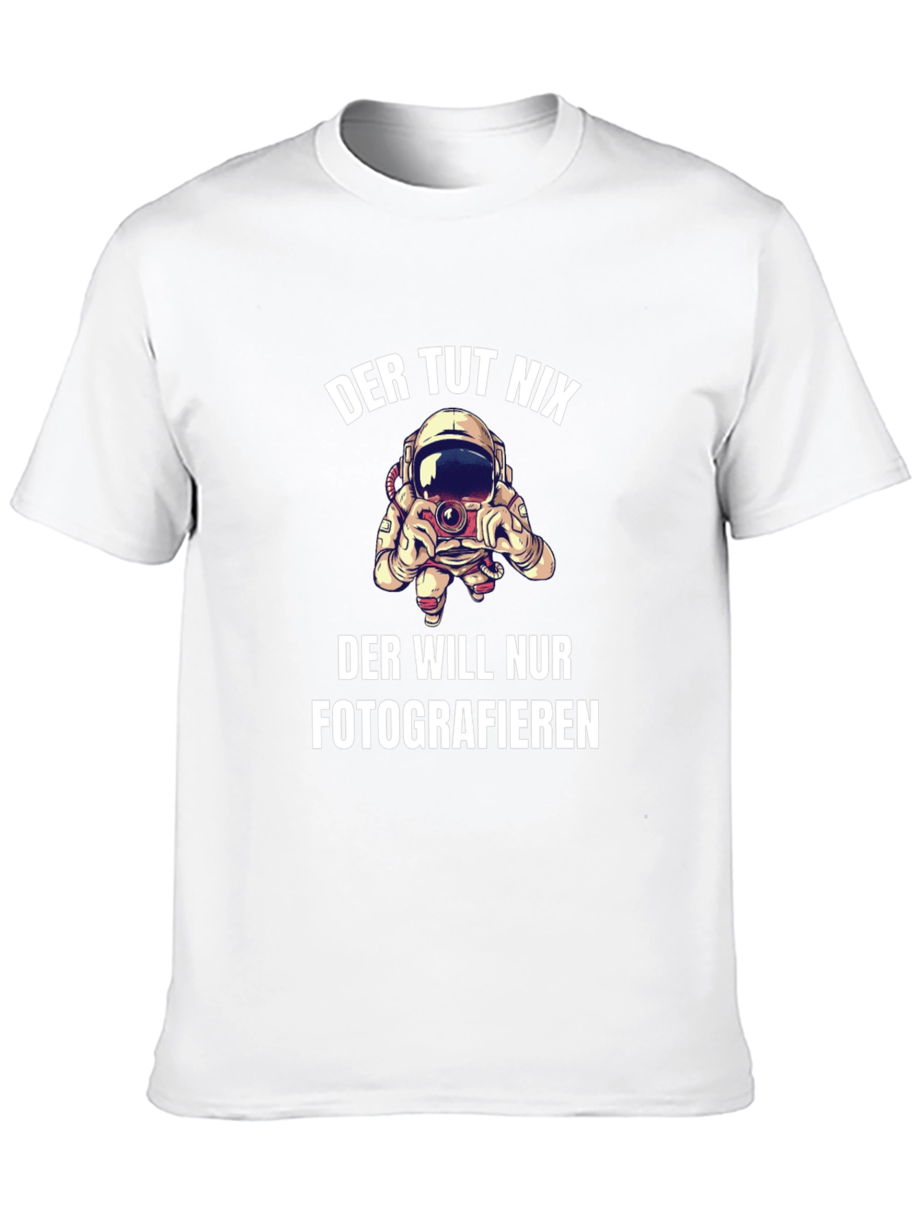 Astronaut Photographer Graphic Tee - Der Tut Nix Shirt