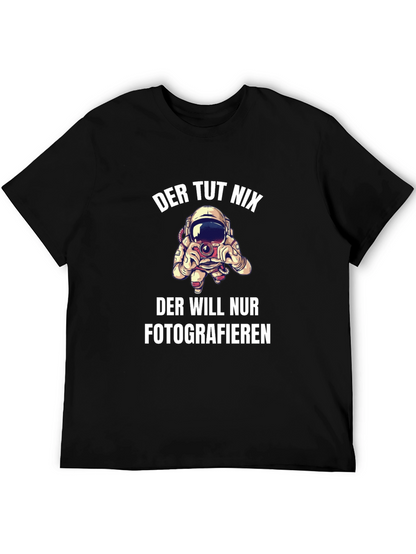 Astronaut Photographer Graphic Tee - Der Tut Nix Shirt