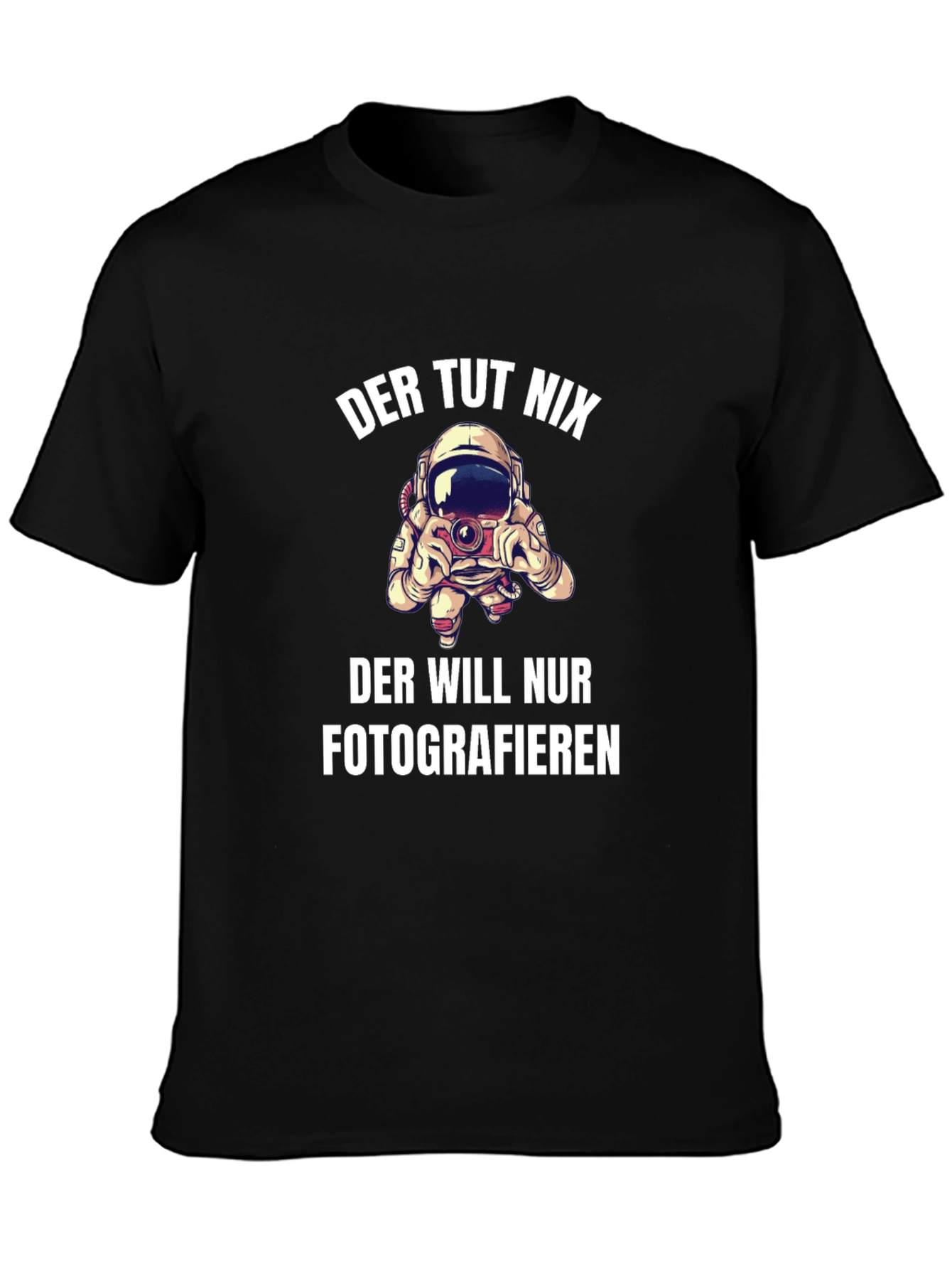 Astronaut Photographer Graphic Tee - Der Tut Nix Shirt