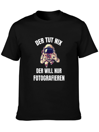Astronaut Photographer Graphic Tee - Der Tut Nix Shirt