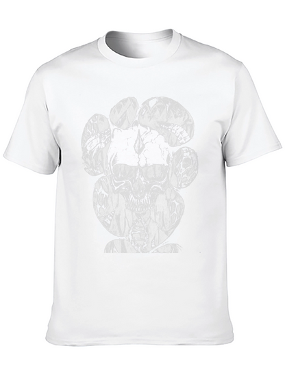 Skull & DNA Graphic Black T-Shirt