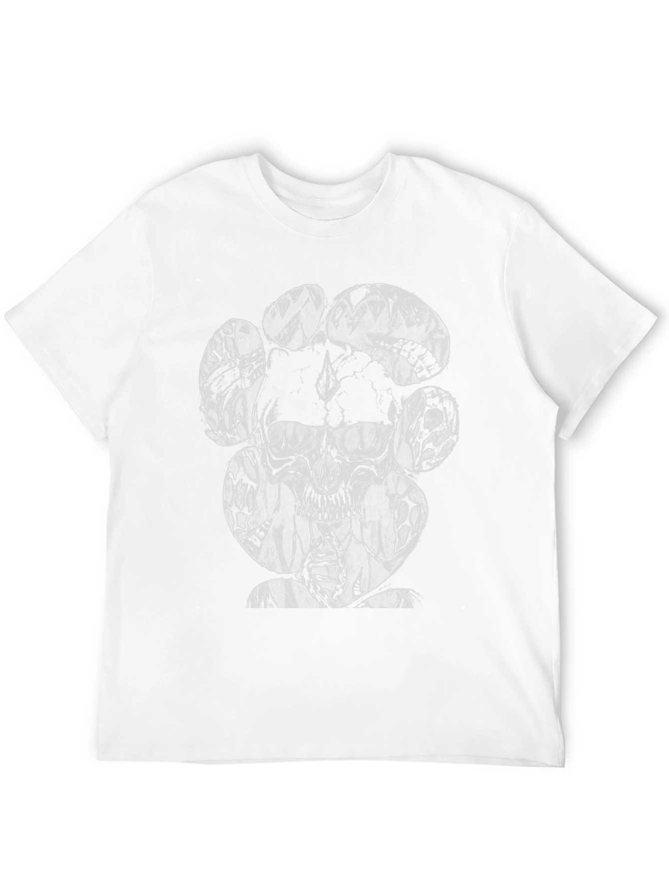 Skull & DNA Graphic Black T-Shirt
