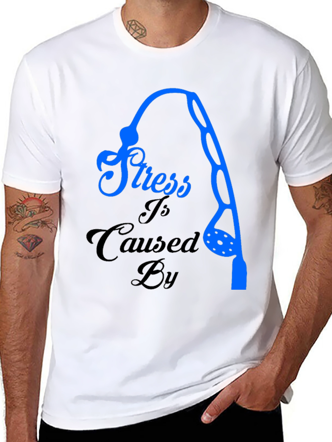 Stress Caused By Fishing T-Shirt