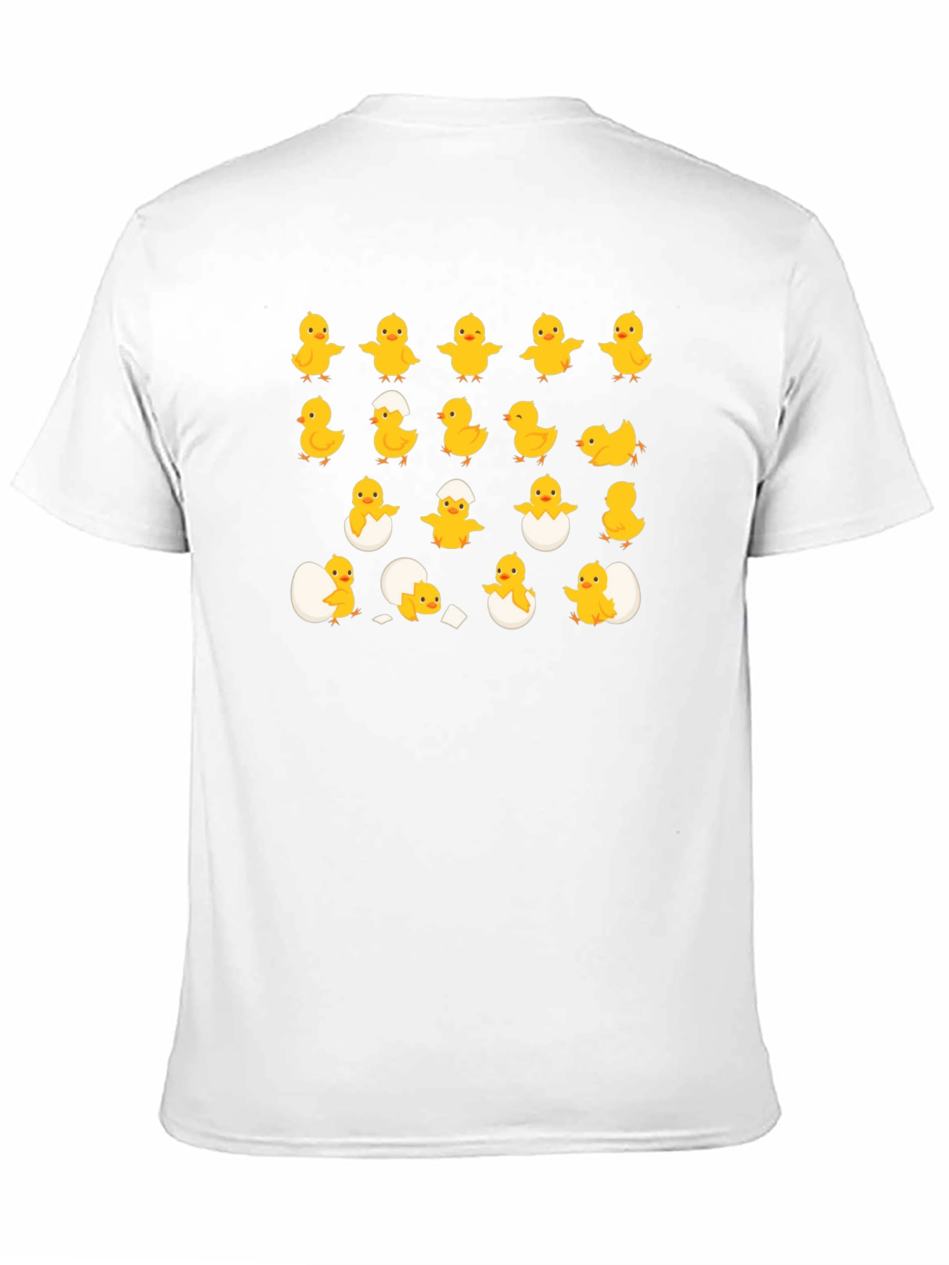 Cute Chick Hatching Black T-Shirt