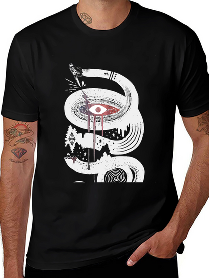 Eye & Serpent Graphic T-Shirt