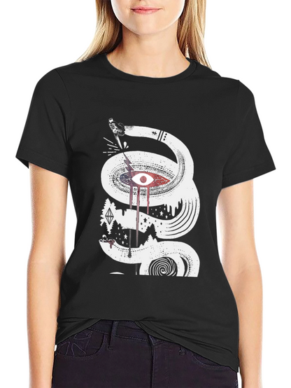 Eye & Serpent Graphic T-Shirt