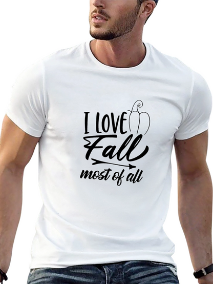 I Love Fall T-Shirt - Autumn Season Apparel