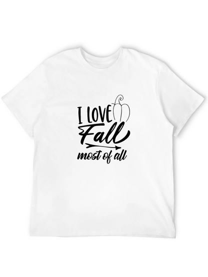 I Love Fall T-Shirt - Autumn Season Apparel
