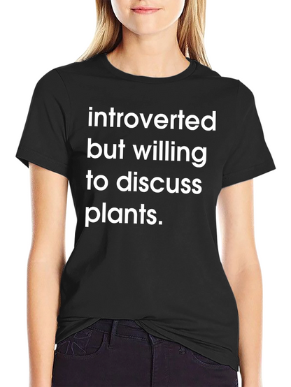 Introverted Plant Lover T-Shirt