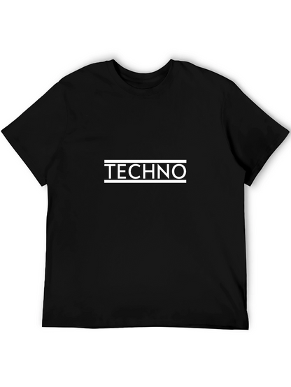 Techno Music T-Shirt - Stylish Black Tee