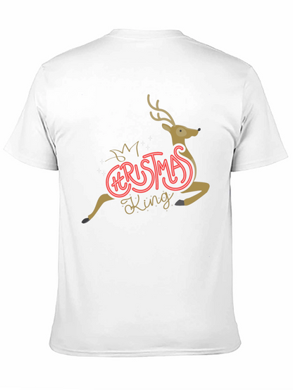 Christmas King Reindeer Graphic Tee
