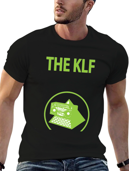 The KLF T-Shirt Boombox Pyramid Black Cotton Tee