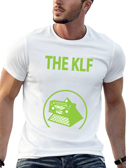 The KLF T-Shirt Boombox Pyramid Black Cotton Tee