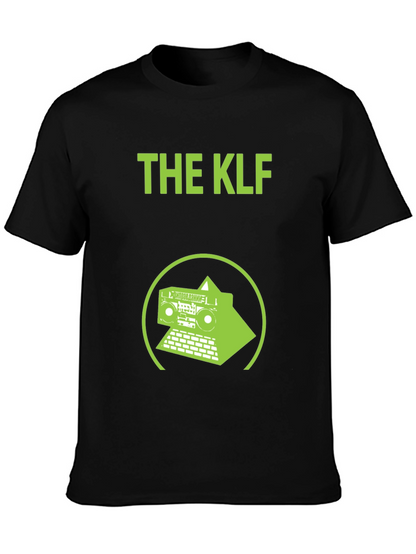 The KLF T-Shirt Boombox Pyramid Black Cotton Tee