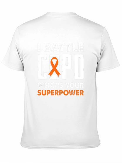 I Battle COPD T-Shirt: Superpower Awareness Tee