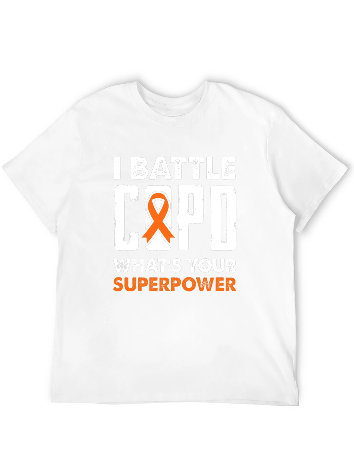 I Battle COPD T-Shirt: Superpower Awareness Tee