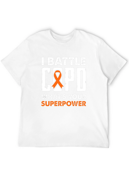 I Battle COPD T-Shirt: Superpower Awareness Tee