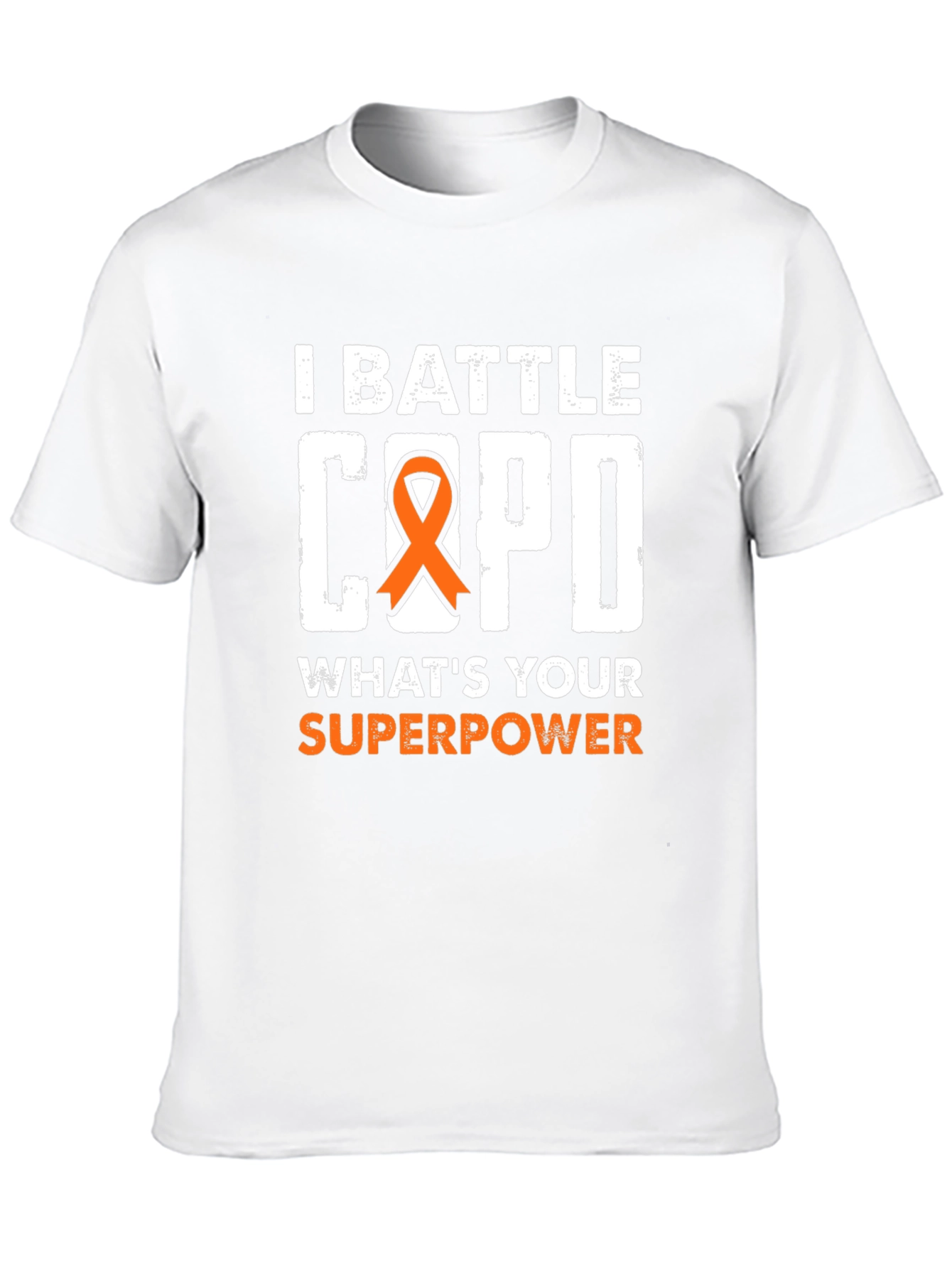 I Battle COPD T-Shirt: Superpower Awareness Tee