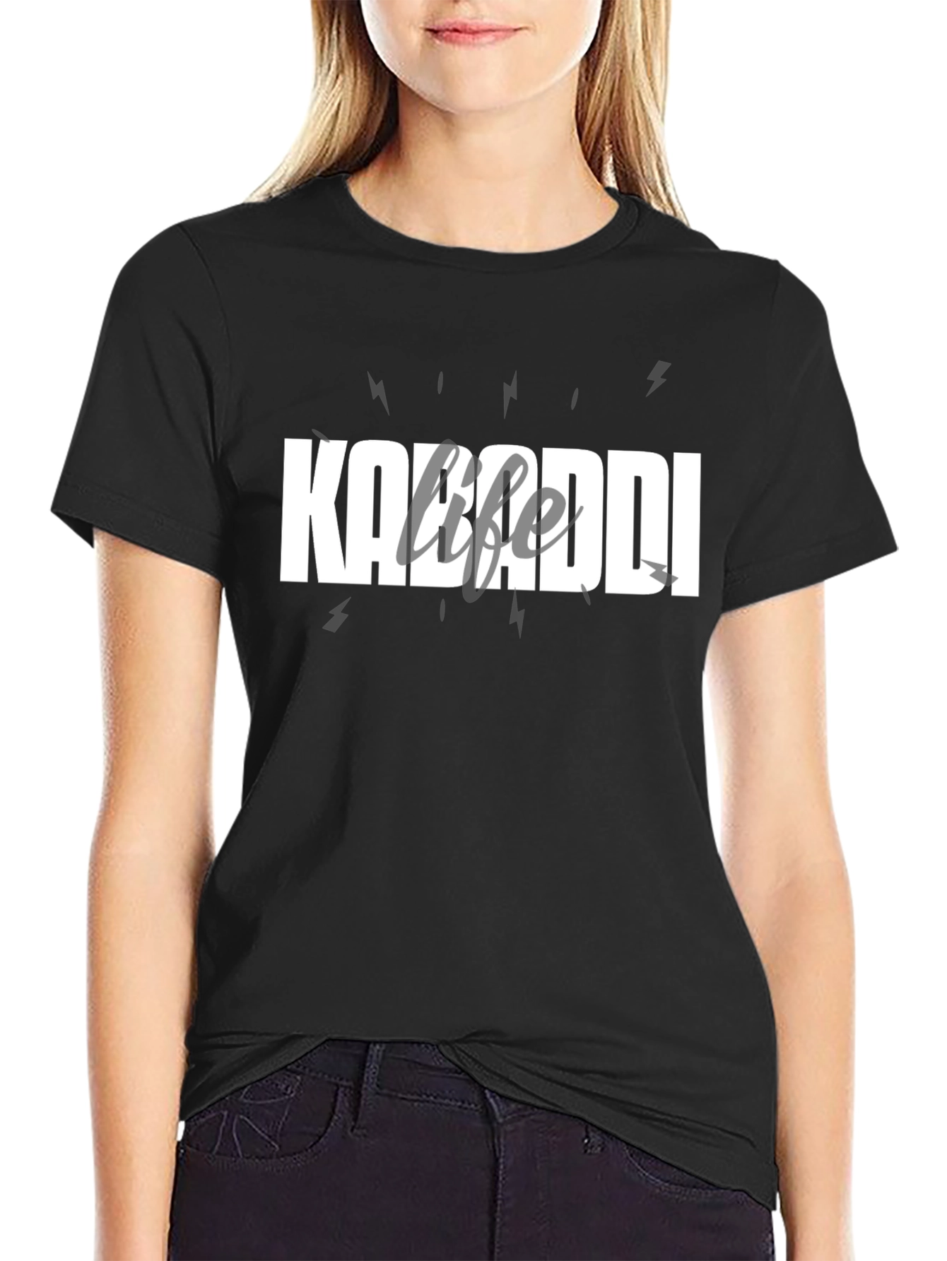 Kabaddi Life T-Shirt - Black Cotton Tee