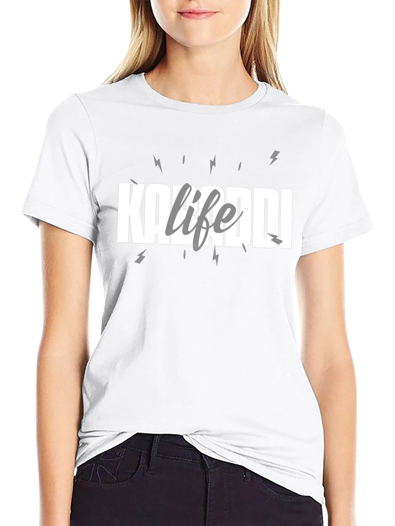 Kabaddi Life T-Shirt - Black Cotton Tee