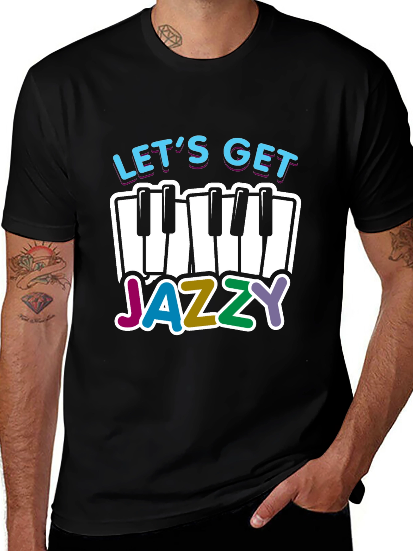 Lets Get Jazzy Graphic Tee
