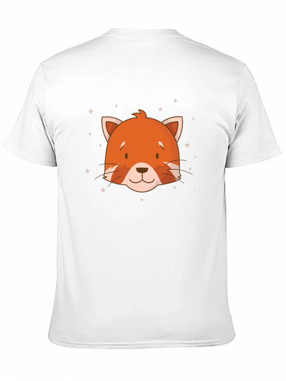 Cute Red Panda Head Graphic T-Shirt