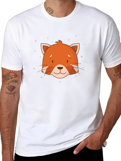 Cute Red Panda Head Graphic T-Shirt