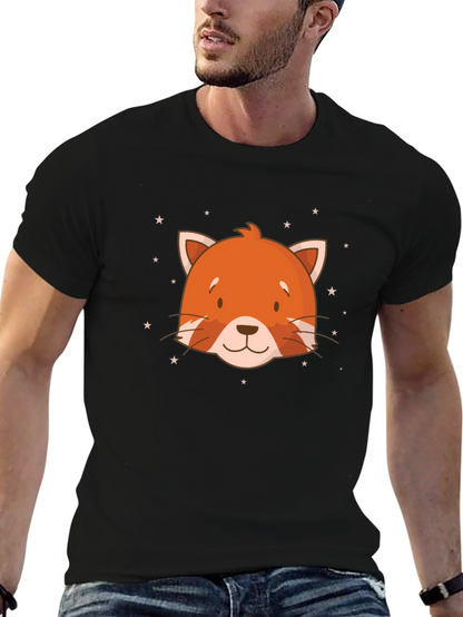 Cute Red Panda Head Graphic T-Shirt