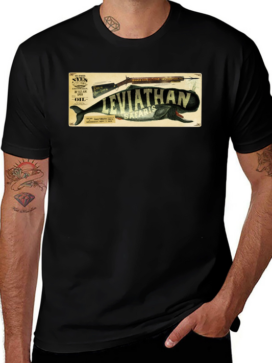 Leviathan Safaris Whale Graphic Black T-Shirt