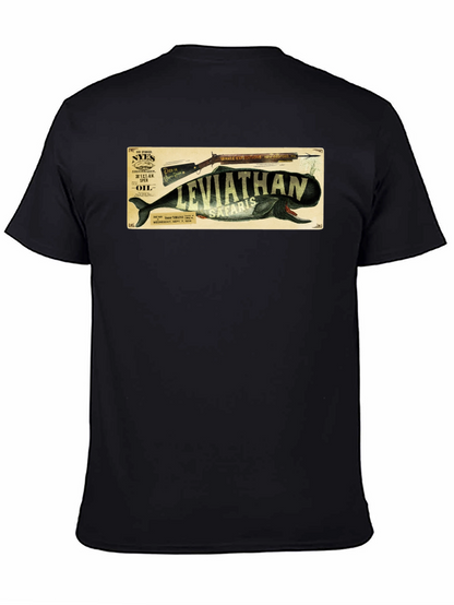 Leviathan Safaris Whale Graphic Black T-Shirt