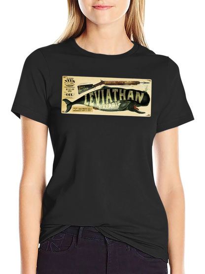 Leviathan Safaris Whale Graphic Black T-Shirt