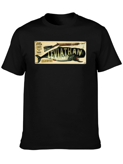 Leviathan Safaris Whale Graphic Black T-Shirt