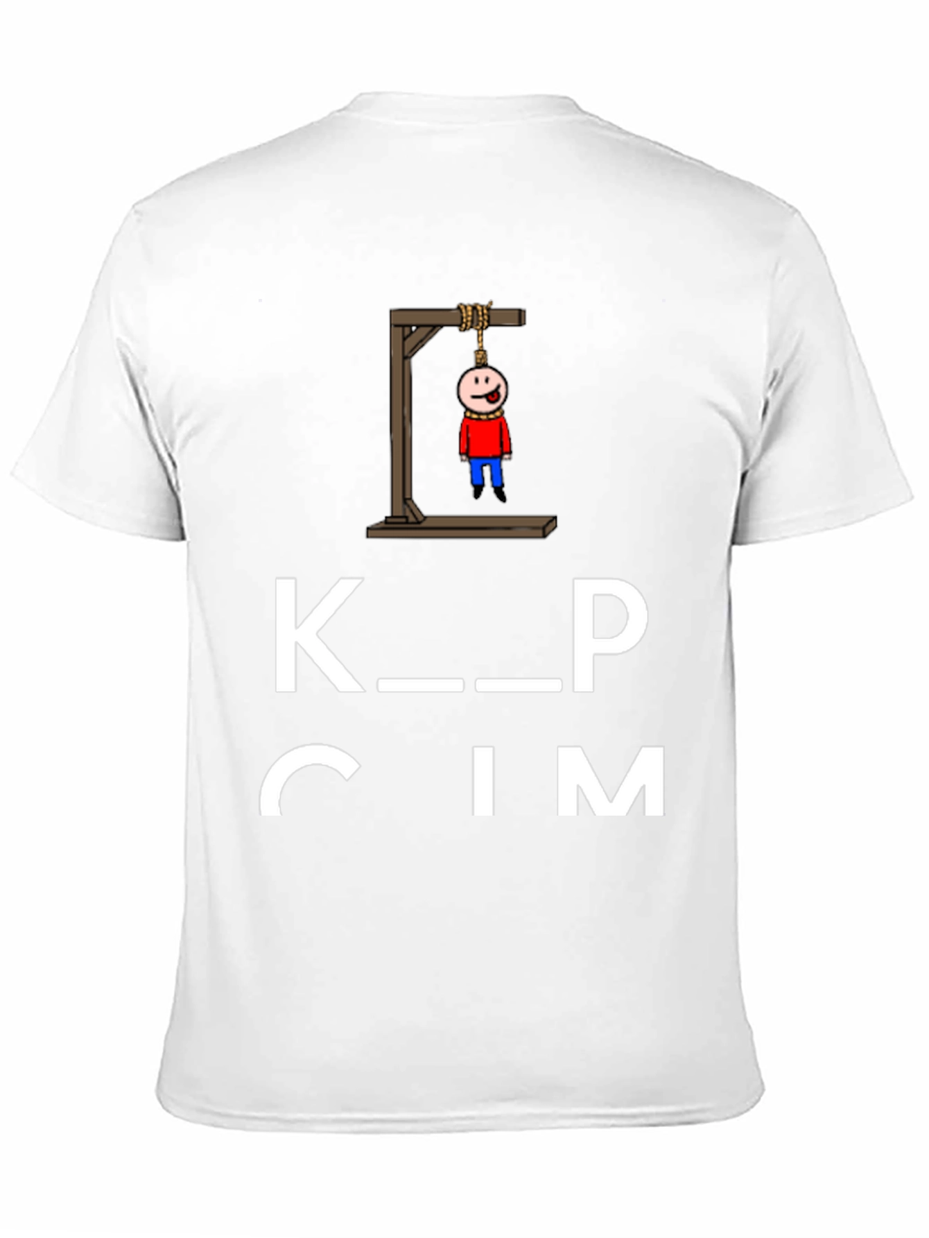 Keep Calm Funny Humor Graphic Black T-Shirt