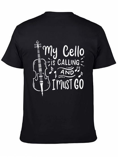 My Cello Is Calling T-Shirt for Music Lovers