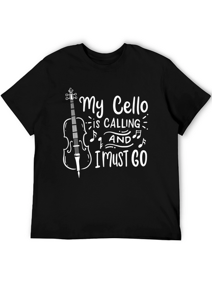 My Cello Is Calling T-Shirt for Music Lovers