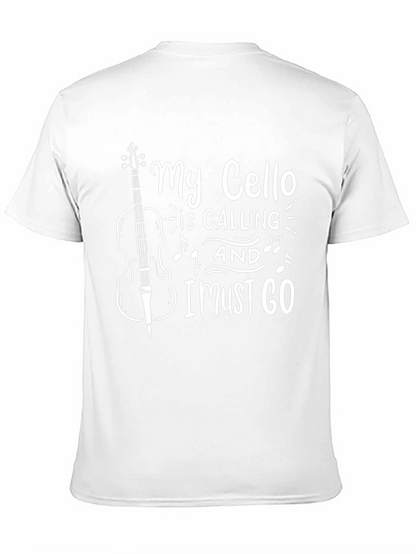 My Cello Is Calling T-Shirt for Music Lovers