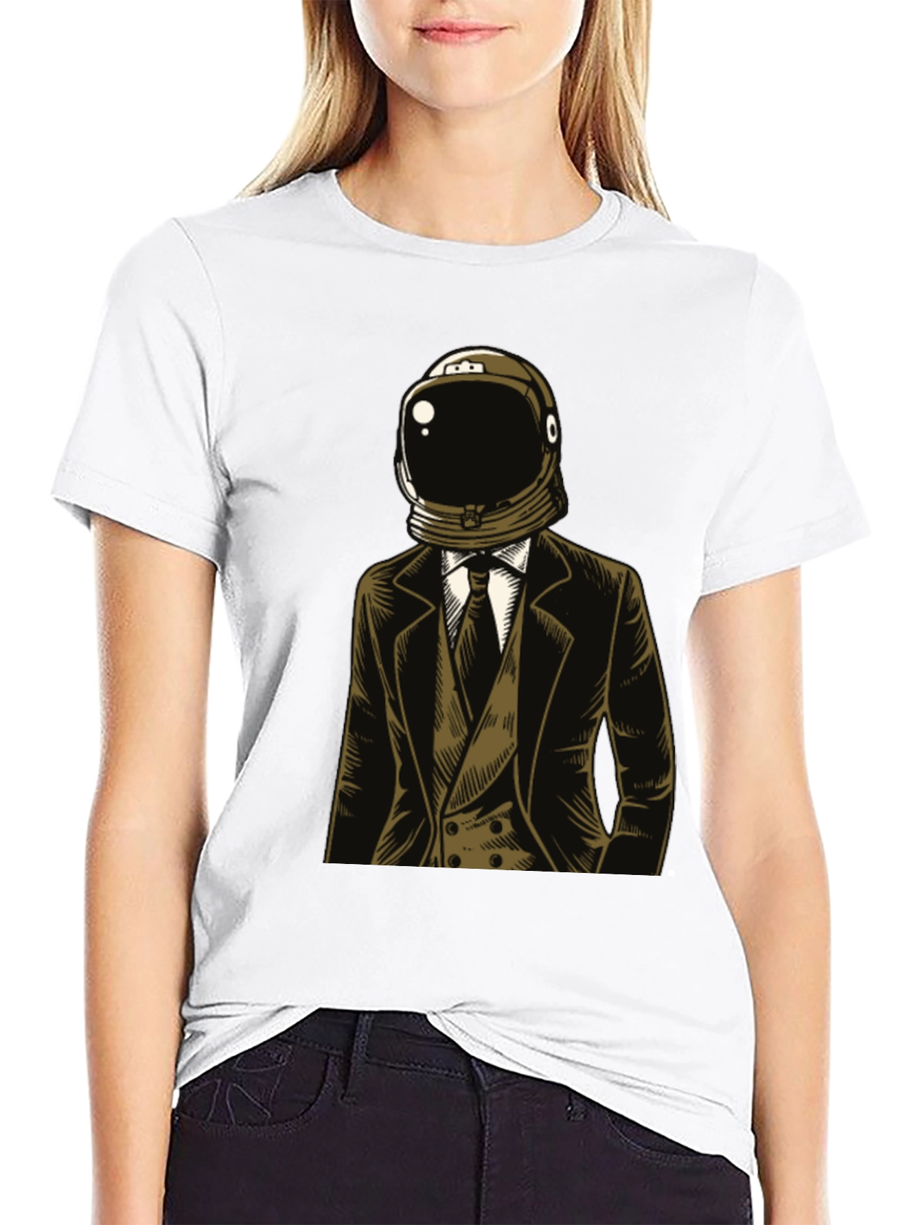 Astronaut Suit Graphic T-Shirt - Unique Design