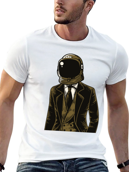 Astronaut Suit Graphic T-Shirt - Unique Design