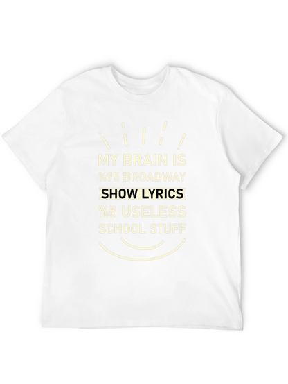 Broadway Show Lyrics Graphic T-Shirt