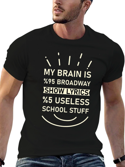 Broadway Show Lyrics Graphic T-Shirt