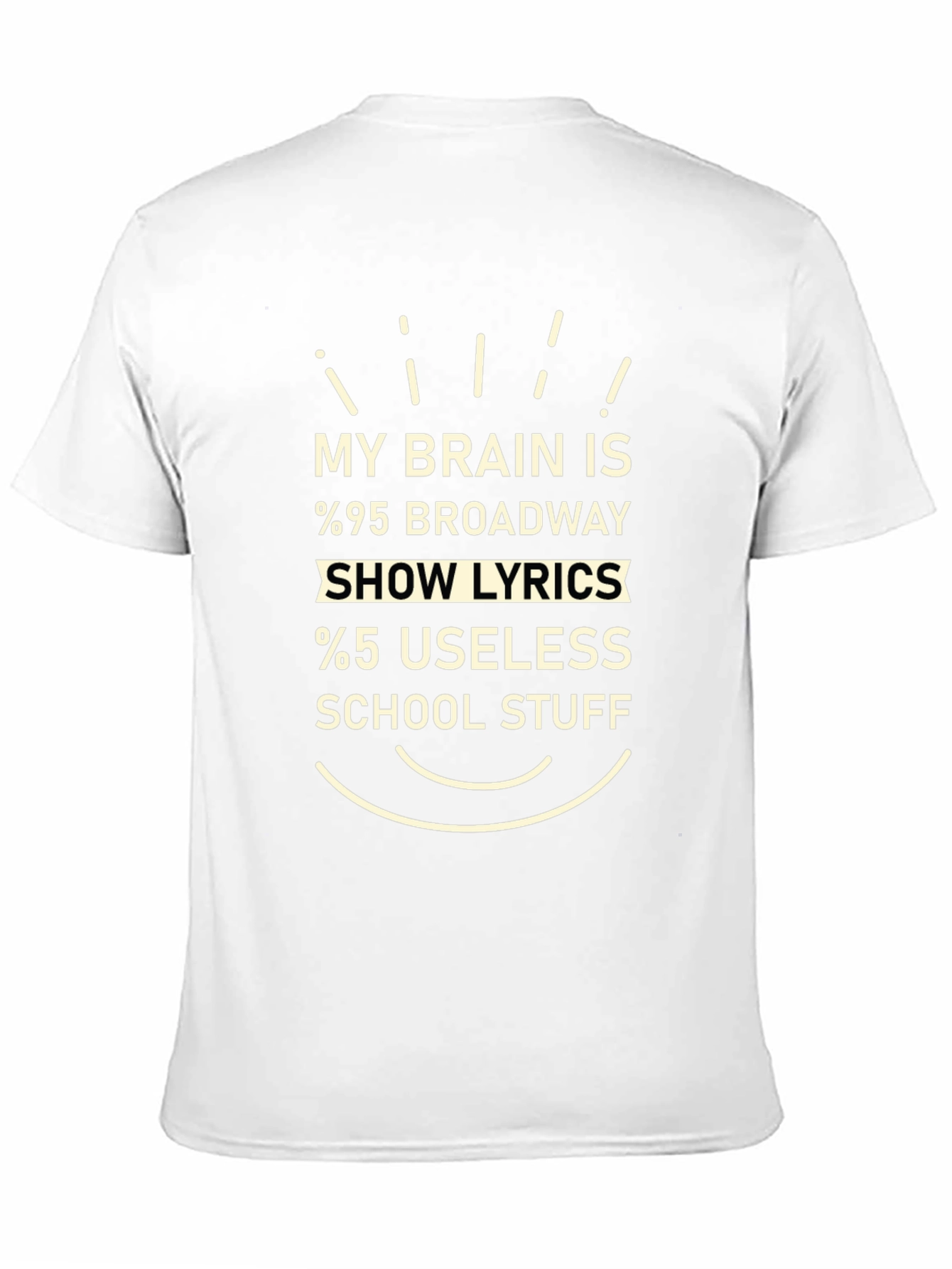 Broadway Show Lyrics Graphic T-Shirt