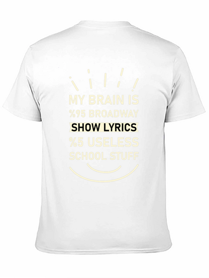 Broadway Show Lyrics Graphic T-Shirt
