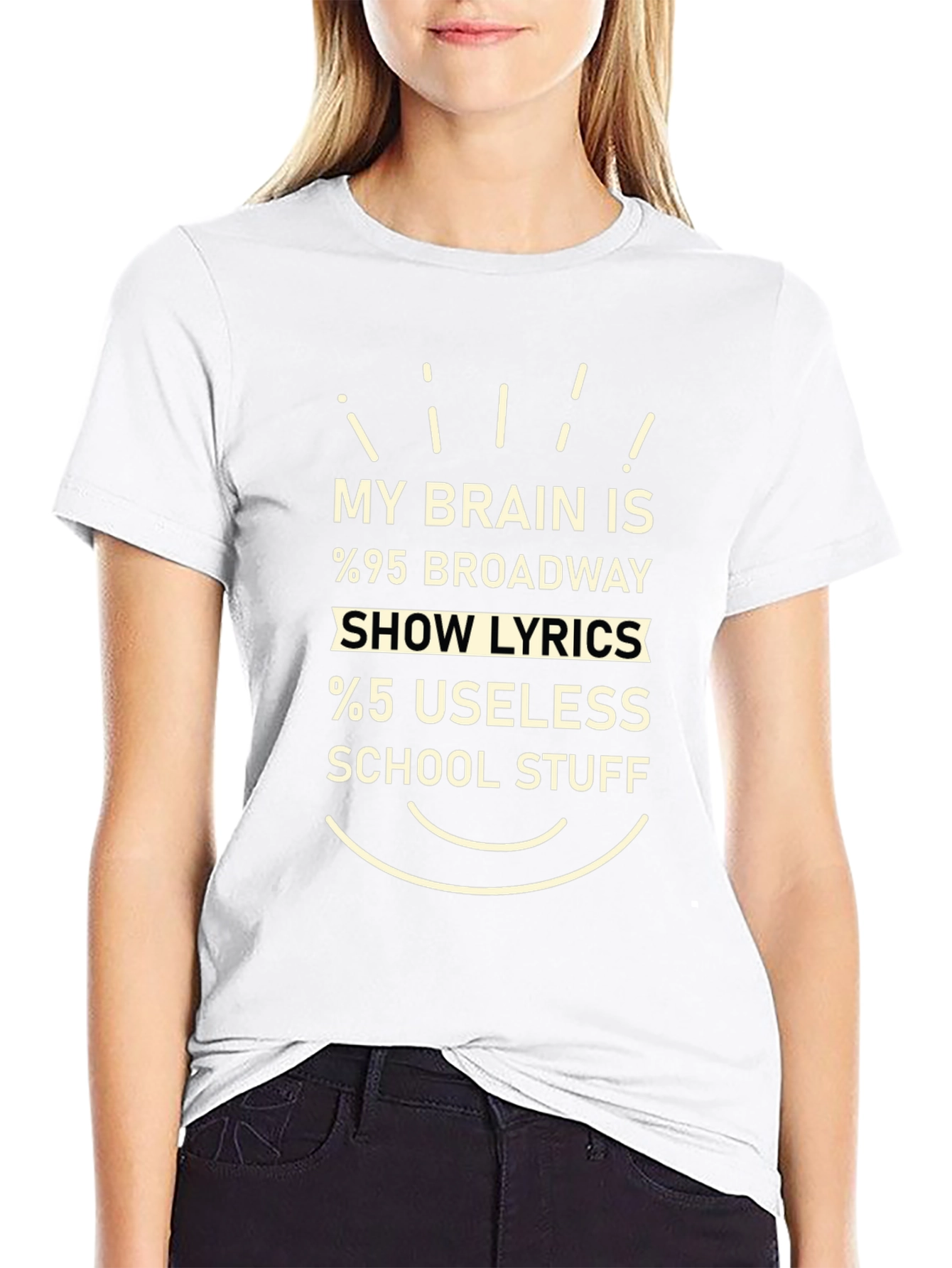 Broadway Show Lyrics Graphic T-Shirt