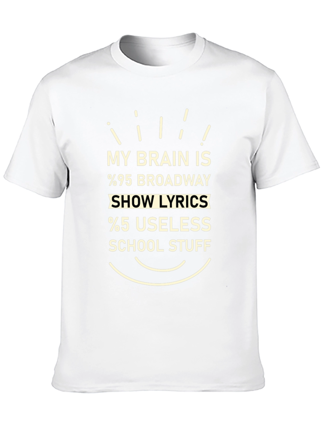 Broadway Show Lyrics Graphic T-Shirt