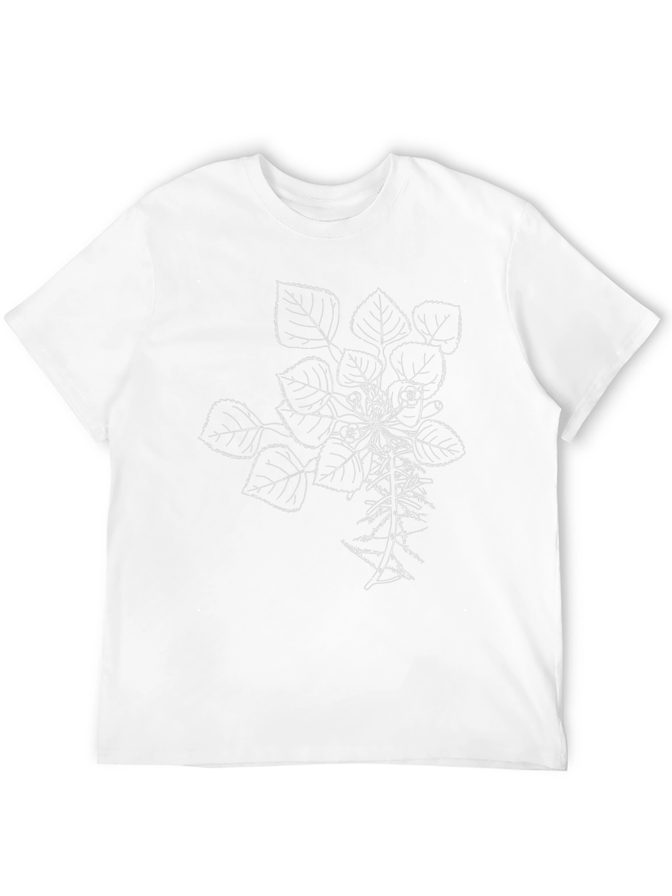 Botanical Line Art T-Shirt