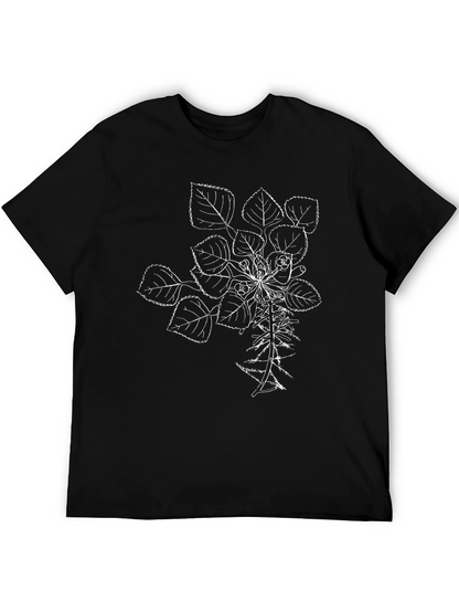 Botanical Line Art T-Shirt