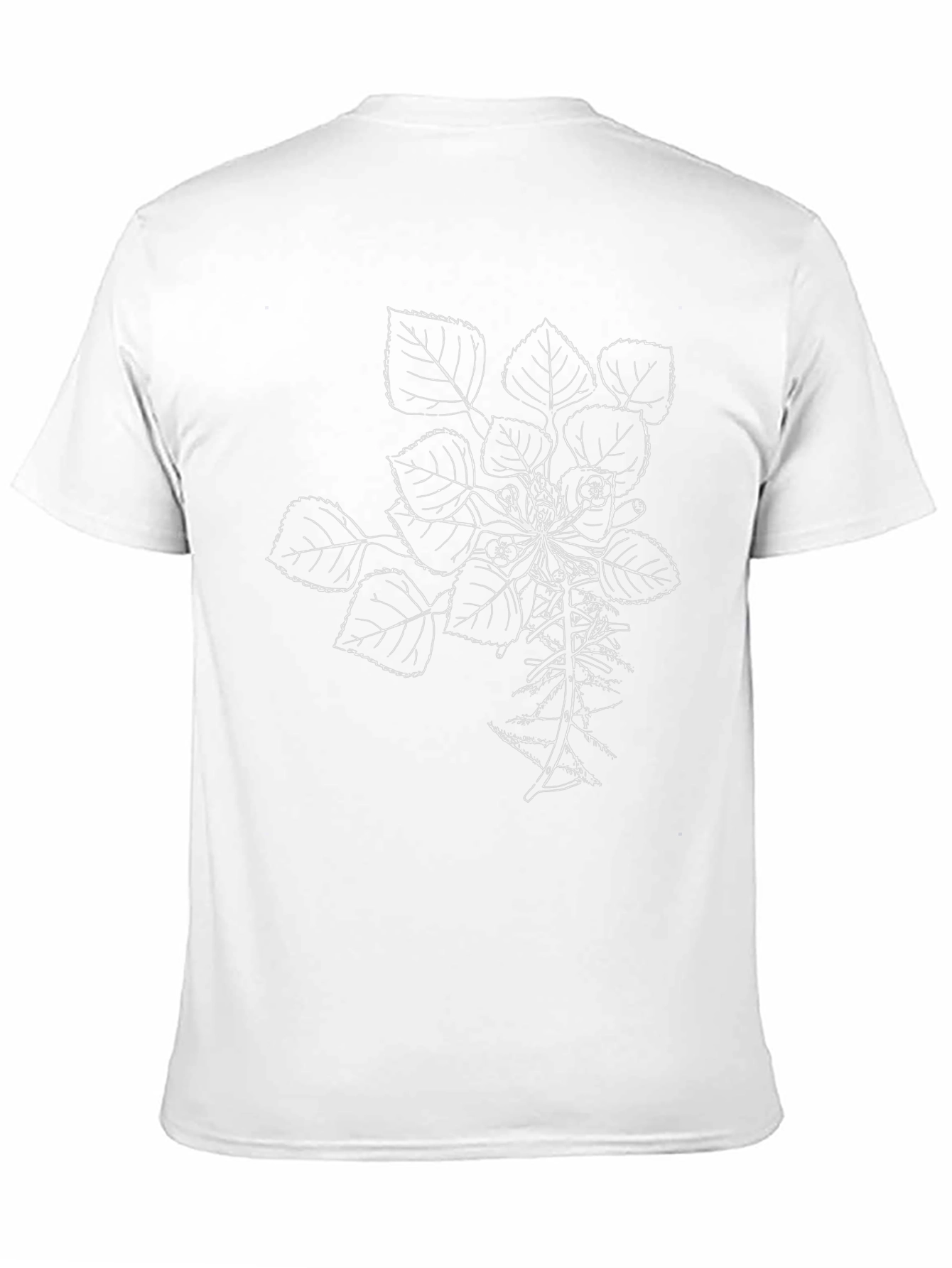 Botanical Line Art T-Shirt