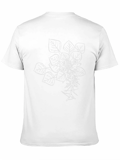 Botanical Line Art T-Shirt